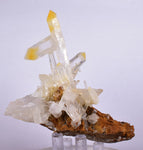 9.1cms QUARTZ HALLOYSITE MANGO COLOMBIA NATURAL CRYSTAL MINERAL SPECIMEN QB62