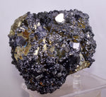 10cms PYRITE CUBIC GALENA BOURNONITE PERU CRYSTALS MINERAL SPECIMEN MB135