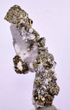 7cms CALCITE QUARTZ PYRITE DICKITE SCHEELITE ? PERU HUANZALA AB122