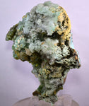 11.6cms DRUZY CHRYSOCOLLA CALCITE QUARTZ LILY MINE PERU COPPER MINERAL DB60