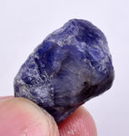 27.5cts GEM TANZANITE ROUGH ZOISITE GEMSTONE TANZANIA MINERAL TB50