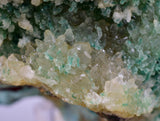11cms STALACTITE ATACAMITE CALCITE CHRYSOCOLLA MALACHITE LILY MINE PERU AB248