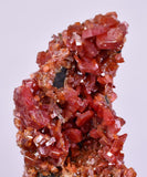 5.8cm VANADINITE HOLLANDITE CRYSTAL MIBLADEN MOROCCO  MINERAL SPECIMEN WB24