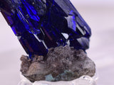 2.3cm GEM AZURITE CRYSTALS TSUMEB NAMIBIA ON MATRIX ROYAL BLUE SHARP SHINY UB239