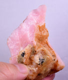 98 Grams GEM PINK OPAL PERU ROUGH ANGEL SKIN TRANSLUCENT CORAL COLOR PB94