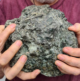 19cms EPIDOTE QUARTZ CRYSTALS PERU CLUSTER COLLECTOR GREEN COLOR MINERAL CB92