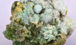 11.6cms DRUZY CHRYSOCOLLA CALCITE QUARTZ LILY MINE PERU COPPER MINERAL DB60