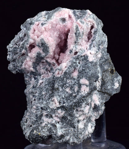 5.8cms RHODOCHROSITE ROSETTE PERU PINK CRYSTALS HUANZALA MINE MINERAL RB570