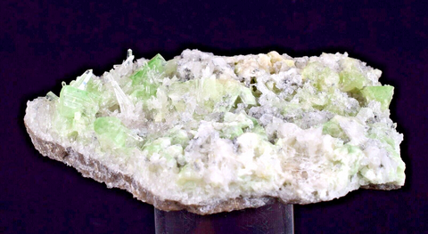 6.8cms AUGELITE CRYSTAL PERU DARK GREEN BRIGHT NEEDLE QUARTZ PASTO BUENO A573