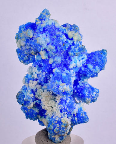 5.3cms NEW BLUE CHALCANTHITE NATURAL BOTRYOIDAL CRYSTALS PERU TRANSLUCENT FB40