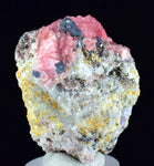3.8cms RHODOCHROSITE GALENA PYRITE CHINA CRYSTAL RHOMBOHEDRAL MINIATURE RB659