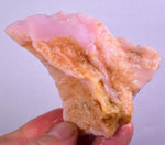 98 Grams GEM PINK OPAL PERU ROUGH ANGEL SKIN TRANSLUCENT CORAL COLOR PB94