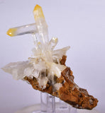 9.1cms QUARTZ HALLOYSITE MANGO COLOMBIA NATURAL CRYSTAL MINERAL SPECIMEN QB62