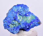 3.6cms AZURITE MALACHITE AZURMALACHITE CRYSTALS PERU MINERAL SPECIMEN UB201