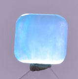 2ct GEM BLUE OPAL SCENIC CABOCHON PERU SEASCAPE PENDANT JEWELRY BB299