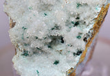 8cms DRUZY CHRYSOCOLLA QUARTZ ATACAMITE CRYSTALS PERU MINERAL SPECIMEN DB79