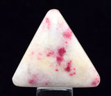 27carats GEM RED THULITE SCAPOLITE MARIALITE CLINOZOISITE PERU CABOCHON BB214
