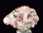2.7ms RHODOCHROSITE FLUORITE PYRITE CHINA CRYSTAL RHOMBOHEDRAL MINIATURE RB410
