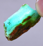 4.5 grams GEM BLUE OPAL PERU SLAB SCENIC SEASCAPE MINERAL SPECIMEN OB54