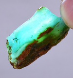 4.5 grams GEM BLUE OPAL PERU SLAB SCENIC SEASCAPE MINERAL SPECIMEN OB54