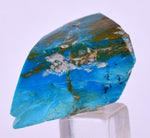 57cts GEM BLUE OPAL SCENIC FREE FORM PERU SEASCAPE PENDANT JEWELRY  BB383