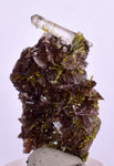 3.6cms PREMIUM EPIDOTE AXINITE QUARTZ CRYSTALS PERU AESTHETIC COLLECTOR CB137