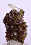 3.6cms PREMIUM EPIDOTE AXINITE QUARTZ CRYSTALS PERU AESTHETIC COLLECTOR CB137