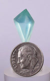 5.5cts GEM BLUE OPAL SCENIC FACET PERU SEASCAPE PENDANT JEWELRY  B957