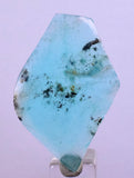 14ct GEM BLUE OPAL SCENIC CABOCHON PERU SEASCAPE PENDANT JEWELRY BB163