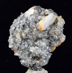 3.6cms CERUSSITE BARITE GALENA CRYSTALS MOROCCO MINERAL SPECIMEN KB57