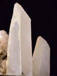 12.3cms QUARTZ EPIDOTE CRYSTAL MINERAL SPECIMEN QB109
