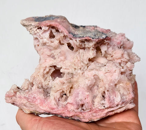 15.5cms PALYGORSKITE PINK OPAL QUARTZ TRANSLUCENT CORAL COLOR SPECIMEN PB13