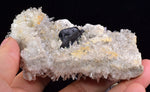 10.5cms HUBNERITE QUARTZ CRYSTALS MINERAL SPECIMEN COLLECTOR PERU MB113