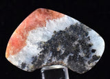4.7cms RHODOCHROSITE QUARTZ PERU SCULPTURE SLAB POLISHED ART DECORATION RB181
