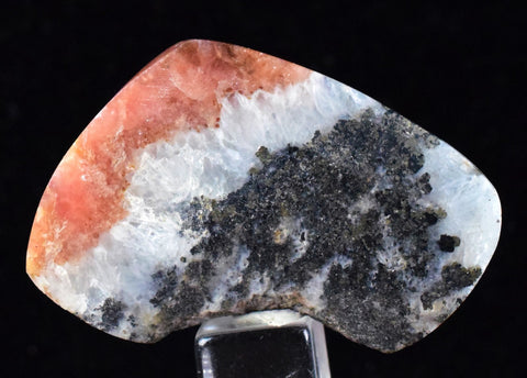 4.7cms RHODOCHROSITE QUARTZ PERU SCULPTURE SLAB POLISHED ART DECORATION RB181