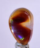 4cts FIRE AGATE CABOCHONS NATURAL MEXICO MULTI COLOR GEMSTONE JEWELRY BB233
