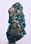 6.6cms QUARTZ CHRYSOCOLLA TENTADORA MINE PERU GRAPE BOTRYOIDAL CRYSTAL CB150