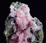 4.5cms RHODOCHROSITE ROSETTE PYRITE CRYSTALS PERU MINERAL SPECIMEN RB529