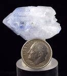 64.5 Carats BLUE DUMORTIERITE IN QUARTZ BI TERMINAL PENDANT SPECIMEN UB223