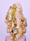 3.5cms YELLOW APATITE CRYSTALS IMILCHIL MOROCCO MINERAL SPECIMEN AB235