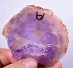 121grs. AMETRINE QUARTZ CITRINE AMETHYST CRYSTAL BOLIVIA JEWELRY EB76