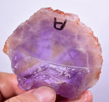 121grs. AMETRINE QUARTZ CITRINE AMETHYST CRYSTAL BOLIVIA JEWELRY EB76