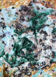 10cms ATACAMITE DRUZY MALCHITE CHRYSOCOLLA LILY MINE PERU MINERAL AB157
