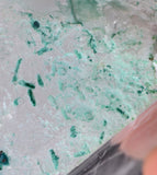 7.7cms GEM ATACAMITE INSIDE SELENITE CRYSTAL LILY MINE 2000 DISCOVERY PERU AB117