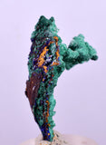 4cms AZURITE MALACHITE CRYSTALS MINERAL SPECIMEN AHOULI MINES MOROCCO UB219