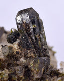 5.6cms PREMIUM EPIDOTE QUARTZ MINIATURE CRYSTALS PERU AESTHETIC COLLECTOR CB164