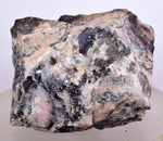 5.6cm ACANTHITE RHODOCHROSITE CHALCOPYRITE PYRARGYRITE QUARTZ CRYSTAL PERU HB182
