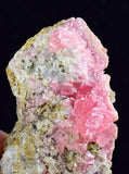 6.5cms GEM RHODOCHROSITE FLUORITE PYRITE CRYSTAL QUARTZ CHINA FLUORESCENT RB313