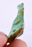 3.4 grams GEM BLUE OPAL PERU ROUGH SCENIC SEASCAPE MINERAL SPECIMEN OB34
