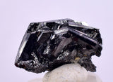 1.3cm PEARCEITE POLYBASITE PYRITE  CRYSTAL SILVER  MINERAL SPECIMEN PERU HB226